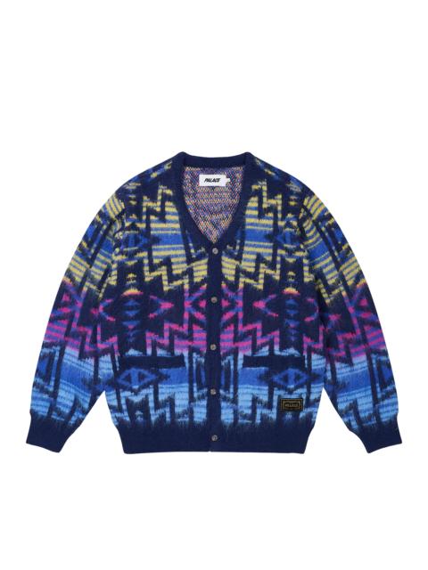 PALACE NAVAJO KNIT CARDIGAN BLUE