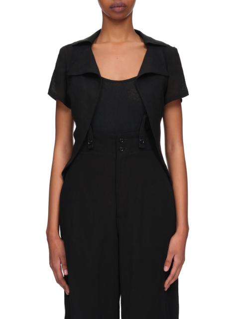 Yohji Yamamoto Linen Untwisting Tailcoat