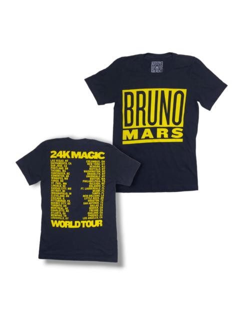 Other Designers Band Tees - Bruno Mars 24k Magic World Tour 2017 Double-Sided