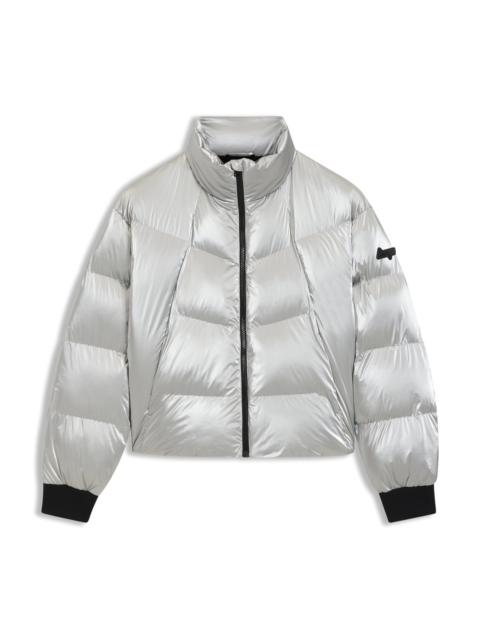 HUGO PUFFER JACKET WITH SILICONE LOGO BADGE