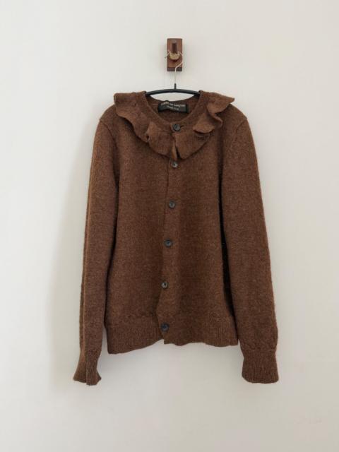 Comme Des Garçons Comme Des Garcons Ruffle Collar Knit Cardigan
