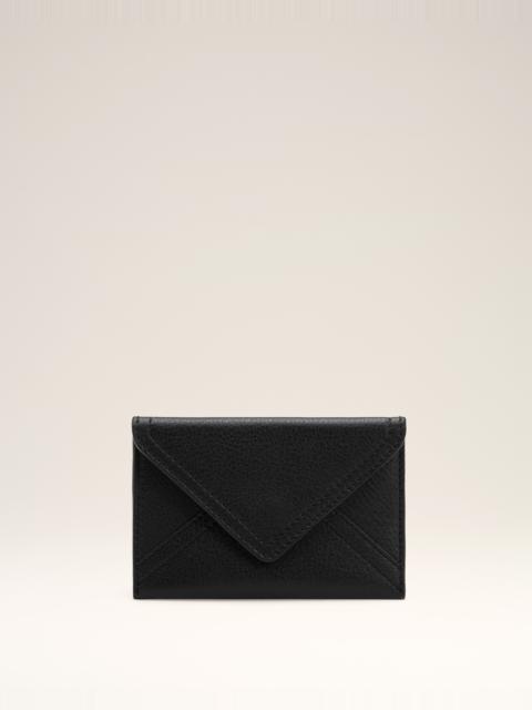 AMI Paris BLACK SMOOTH LEATHER ETIENNE ENVELOPE CARD HOLDER