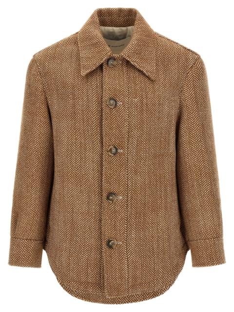 AMI Paris Ami Paris Women Chevron Wool Overshirt