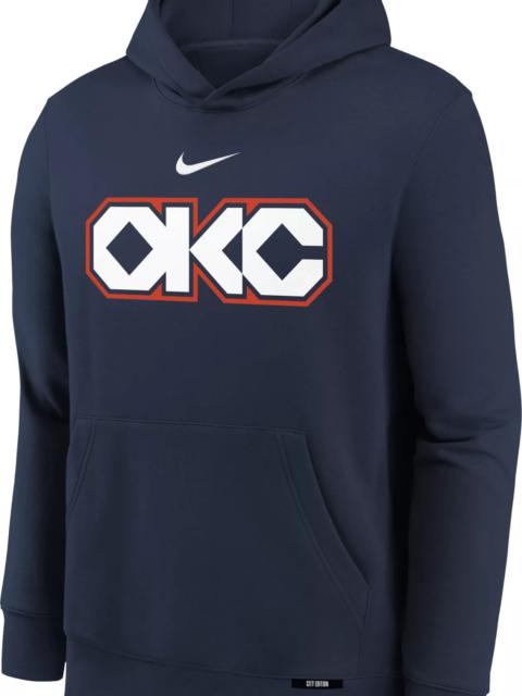 Nike Nike Youth 2025-26 City Edition Philadelphia 76ers Club Wordmark Hoodie