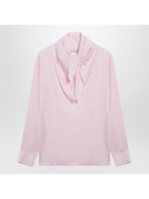 Max Mara Max Mara Pink Blouse In Silk Charmeuse Women