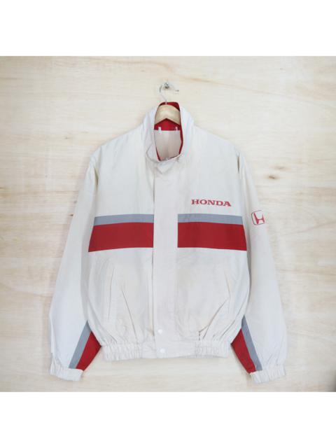 Other Designers Vintage 90s HONDA Racing Big Logo Bomber Windbreaker Racing Team Jacket