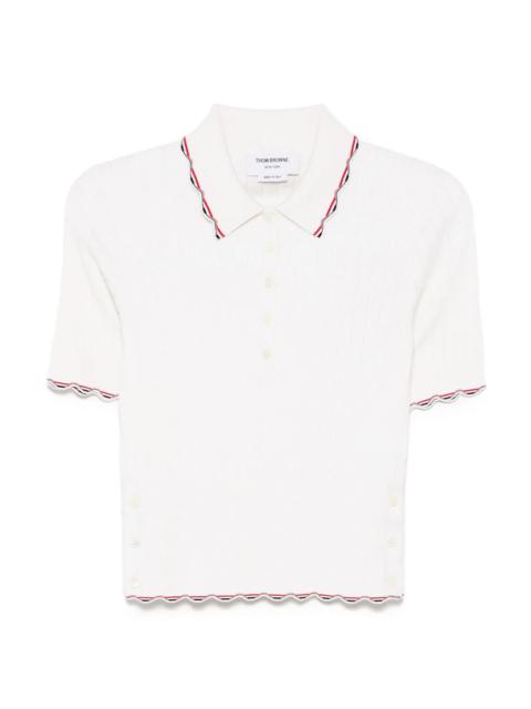 Thom Browne Silk Cotton Polo