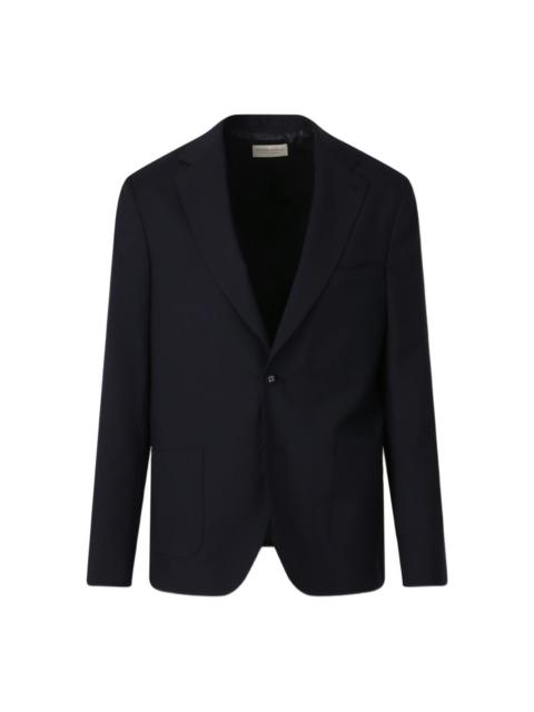 wool single-breasted blazer