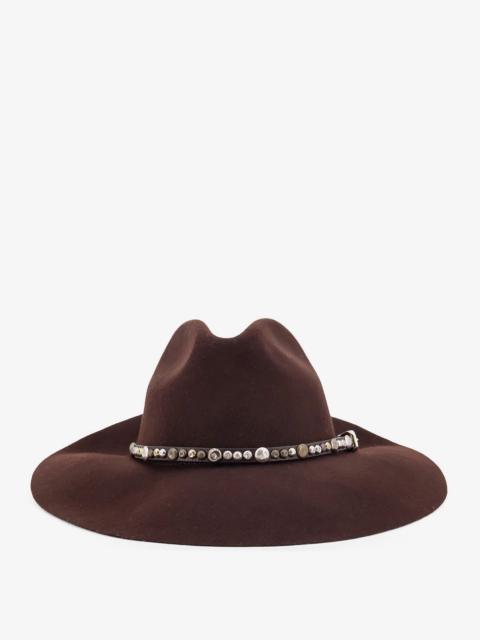 Golden Goose Golden Goose Golden Fedora Hat Brown