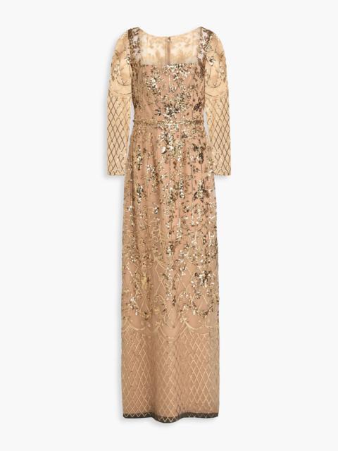 Other Designers Embellished tulle gown