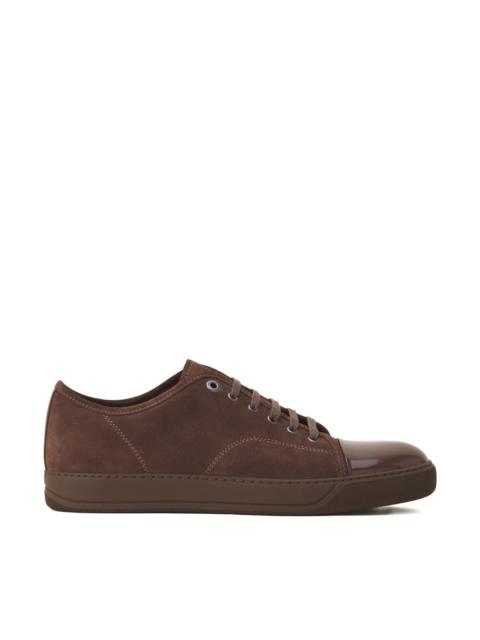 Lanvin SUEDE LEATHER CAP-TOE SNEAKERS