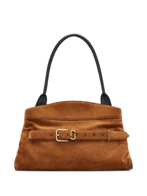 Marc Jacobs Marc Jacobs Large Dakota Belt-buckle Suede Shoulder Bag