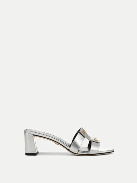 VERONICA BEARD VIA SILVER SANDAL