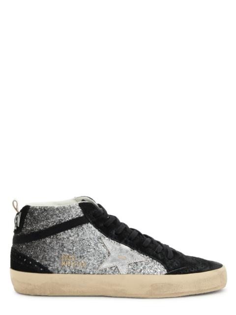 Golden Goose Mid Star Panelled Suede Sneakers