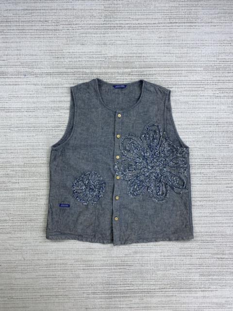 Other Designers Hai Sporting Gear × Indigo × Vintage - Vintage Indigo & Denim X HAI Sporting Gear Issey Miyake Vest