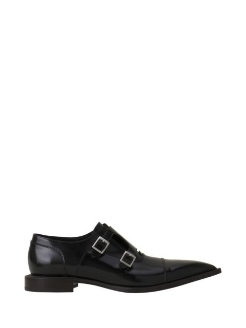 Lanvin Lanvin Monk Shoes In Glossy Leather in Black at Nordstrom