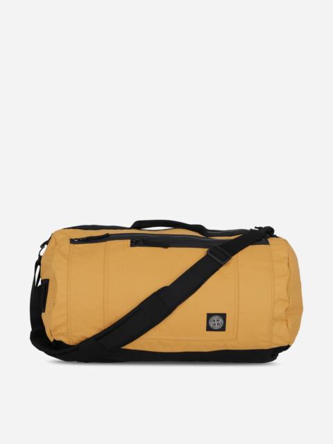 Stone Island Double Coated Cotton Ripstop Duffle Bag Mustard
