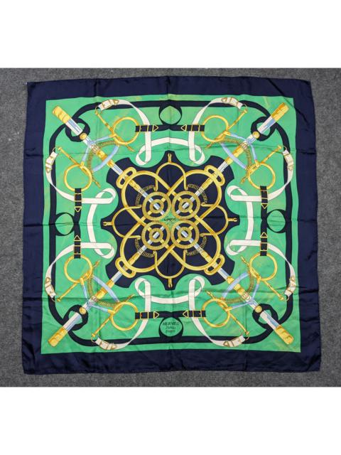 Hermès Hermes Eperon D Or Henri D Origny silk scarf