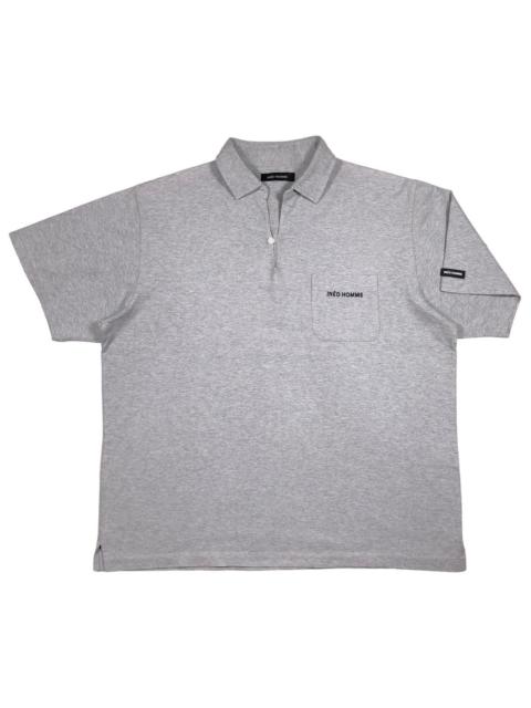 Yohji Yamamoto Ined Homme Yohji Yamamoto Open Collar Pocket Logo Polo
