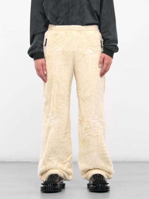doublet Ivory Skeletal Embroidery Fleece Pants