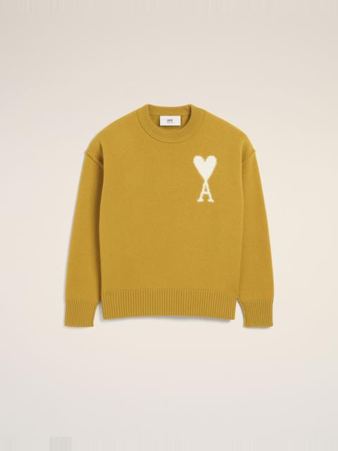 AMI Paris MUSTARD WOOL AMI DE COEUR SWEATER