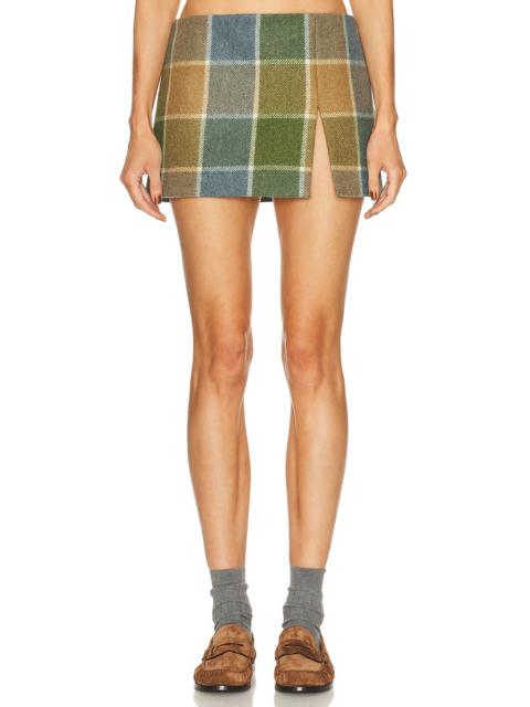 Miu Miu Check Skirt