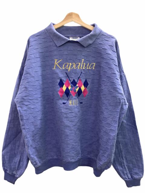 Other Designers Vintage - Vintage Maui Made in Usa Longsleeve Polo Shirt