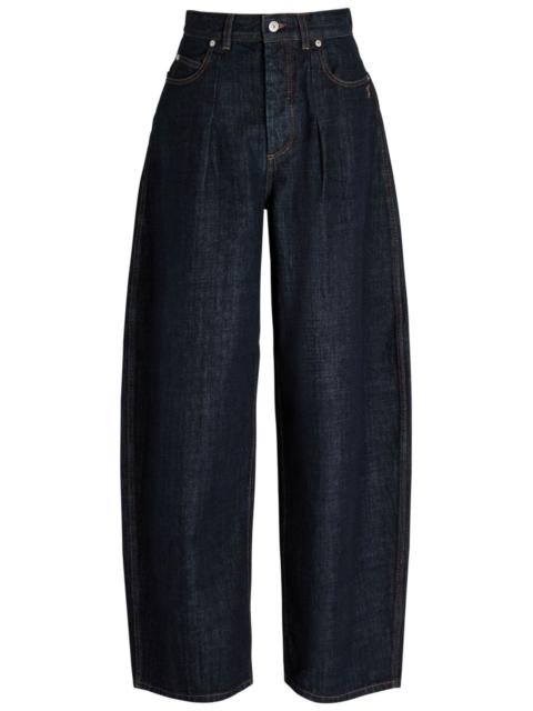 JACQUEMUS Jacquemus La Ovalo De-nîmes Wide Barrel-leg Jeans