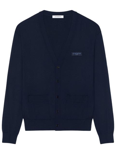 Givenchy Givenchy Men Cardigan "Couture Seam" In Lana Con Dettaglio Gros-Grain