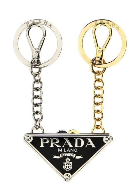 Prada Women Logo Keyring