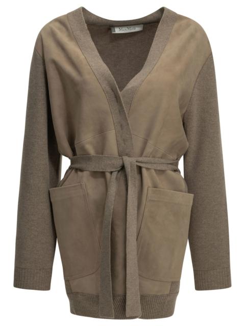 Max Mara Max Mara Wool and Cashmere Cardigan Beige