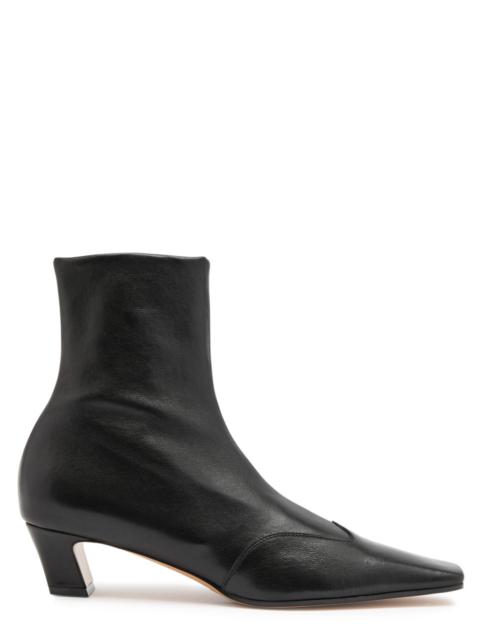 KHAITE Nevada 40 leather ankle boots