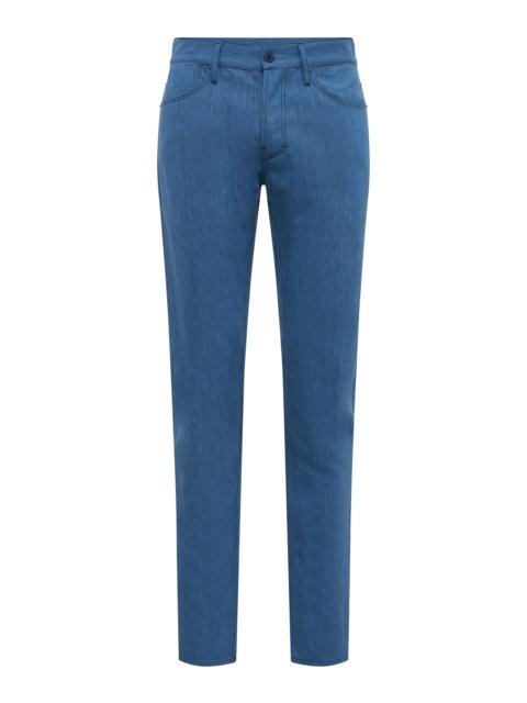GABRIELA HEARST Anthony Five Pocket Pant in Light Blue Cotton Linen Denim