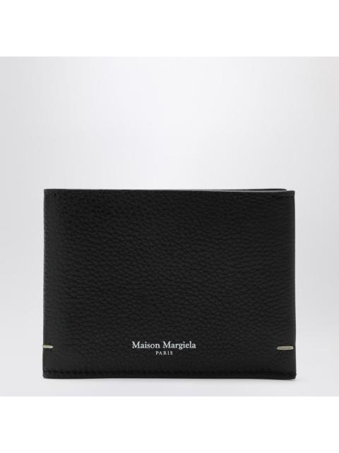 Maison Margiela Black Bi-Fold Wallet With Logo Men