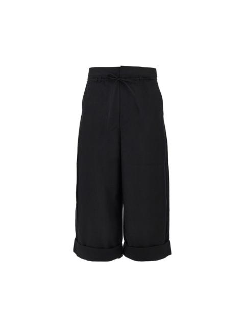 JACQUEMUS Jacquemus Marin Cotton Poplin Pants Black