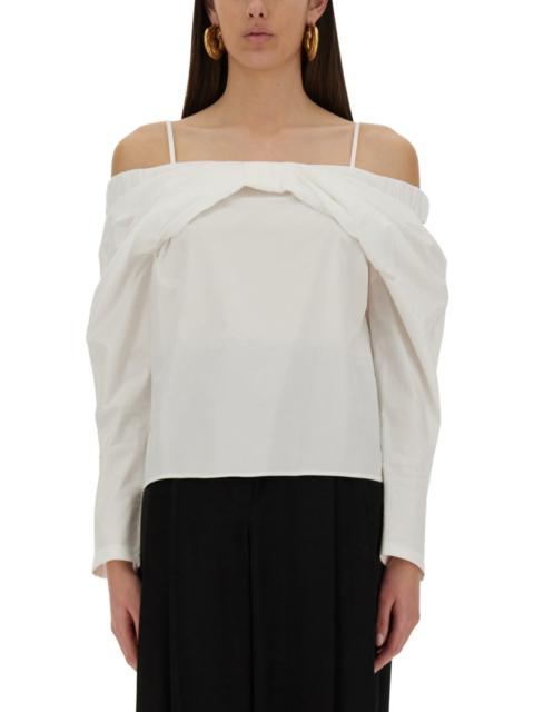 OFF-SHOULDER SHIRT