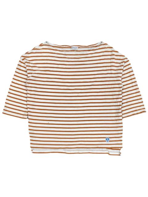 Other Designers RARE! ORCIVAL MADE IN FRANCE STRIPED SAILOR 3 QUARTER