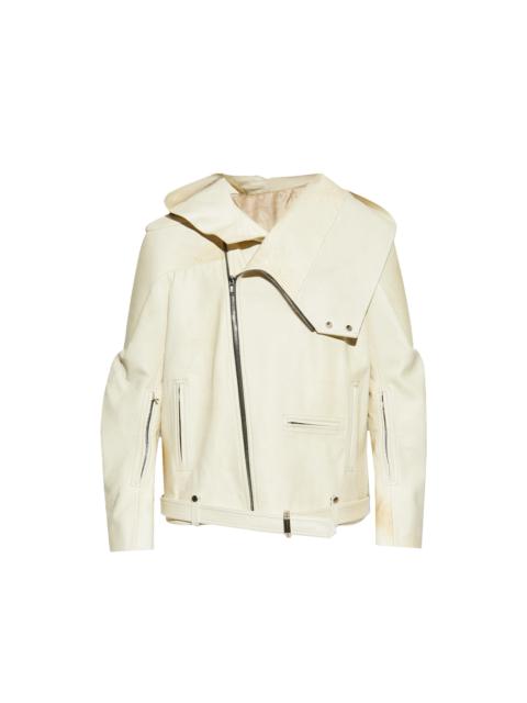 Rick Owens SS25 HOLLYWOOD RUNWAY HOODED STOOGES IN PARCHMENT