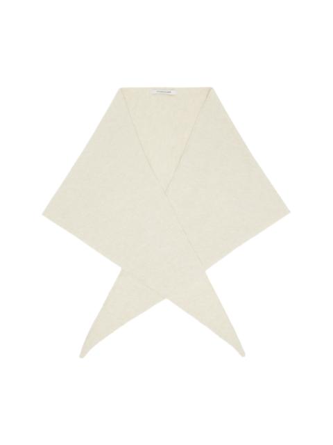 LE17SEPTEMBRE Off-White Cashmere Blend Muffler Scarf