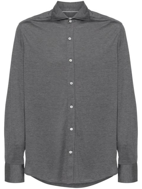 Brunello Cucinelli Brunello Cucinelli Men Silk And Cotton Blend Shirt