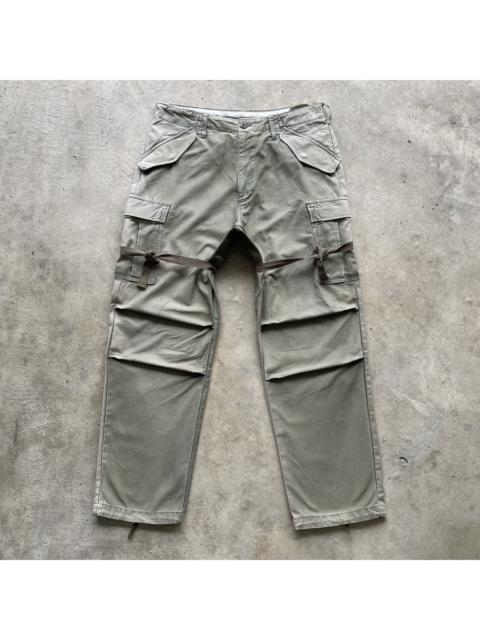 Other Designers Vintage - Back Numbers Faded Green BONDAGE/PARACHUTE Cargo Pants