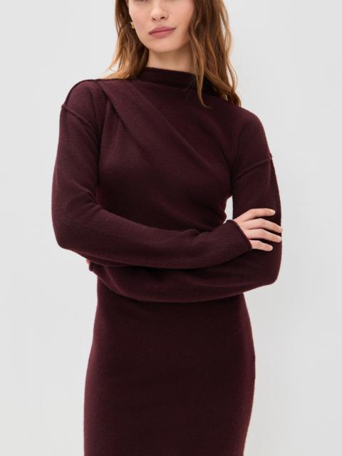Helmut Lang Slouchy Plush Dress