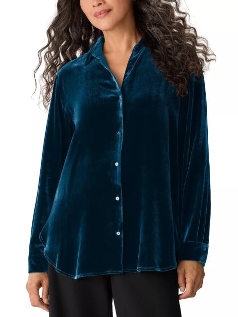 EILEEN FISHER Classic Collar Long Shirt