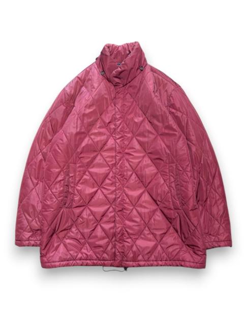 Burberry Burberry London Quilted Jacket Burgundy Nova Check Men's XL