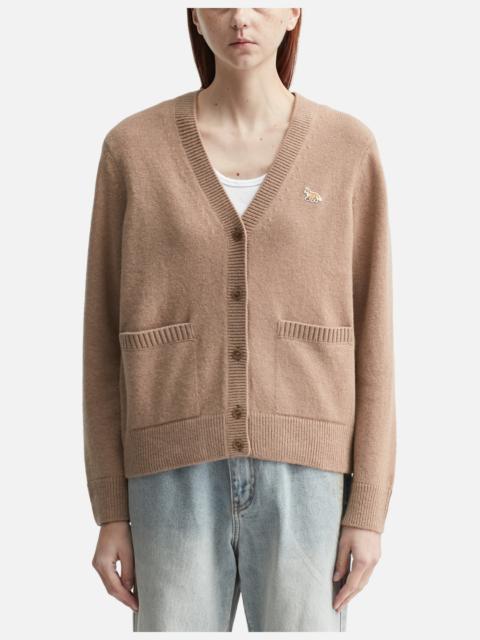 Maison Kitsuné BABY FOX LAMBSWOOL BOXY CARDIGAN