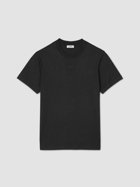Sandro COTTON T-SHIRT WITH LOGO