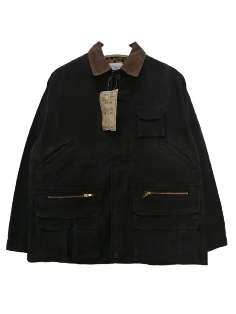 Other Designers Rare - Rare!! HOUSTON Oversized Faded Design Worker Jacket