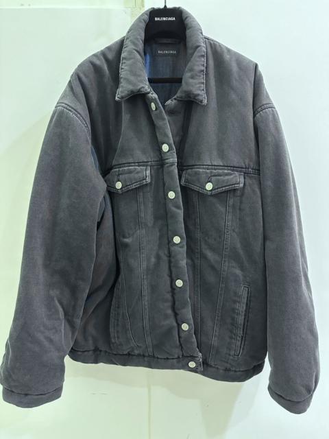 BALENCIAGA Balenciaga Padded Oversized Denim Jacket Size: 44