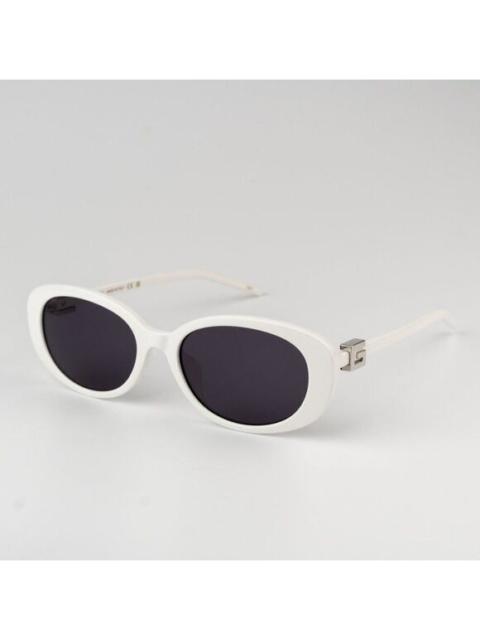 GUCCI NEW Gucci GG1684SA 006 White Grey Unisex Oval Sunglasses GG 1684SA