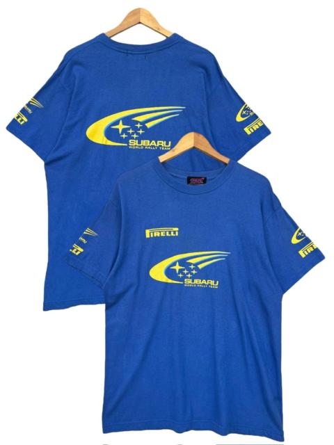 Other Designers Vintage Subaru Impreza Sti Racing Blue Tees